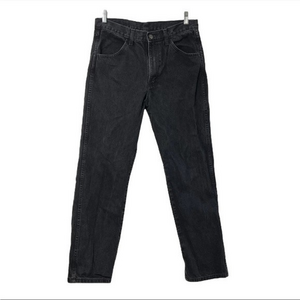 Rustler Wash Black Denim Jeans Men’s Size 33x32‎